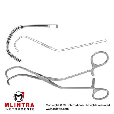 Lambert-Kay Atrauma Anastomosis Clamp Stainless Steel, 22.5 cm - 8 3/4"